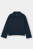 STAND COLLAR SWEAT SHIRT