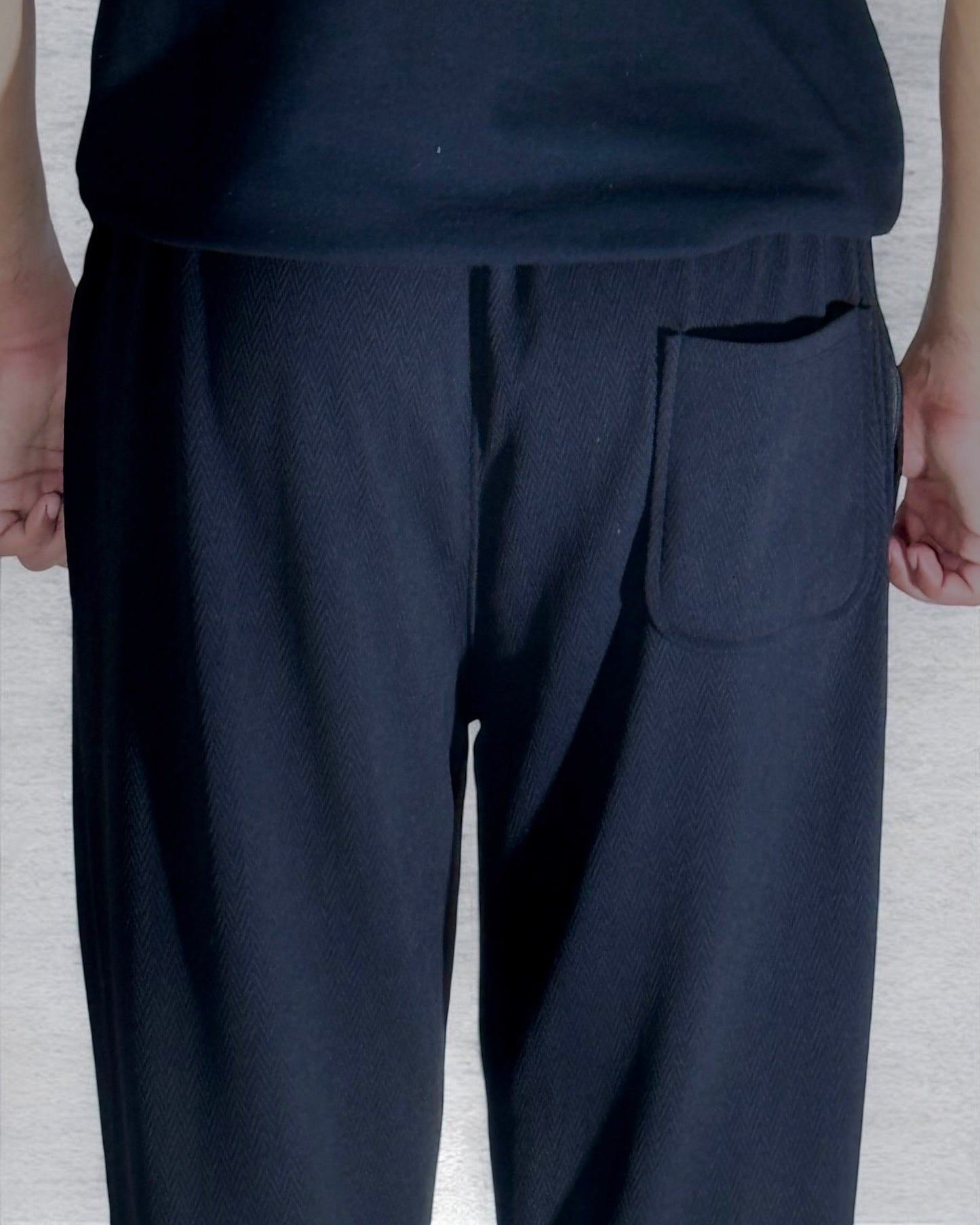 Loose Fit Formal Trouser (Black)