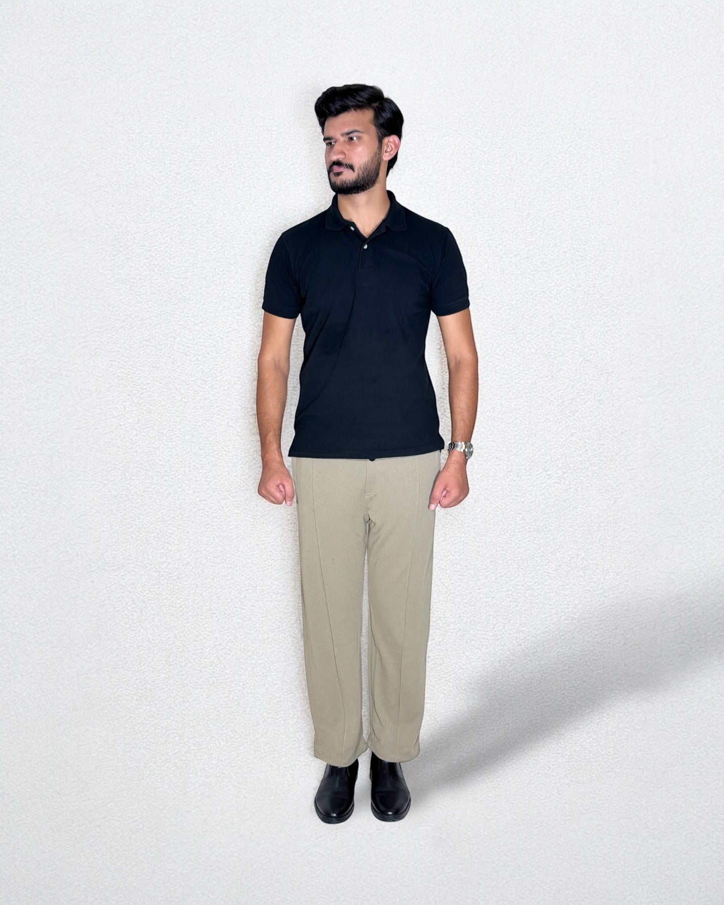 Loose Fit Formal Trouser ( Grey)