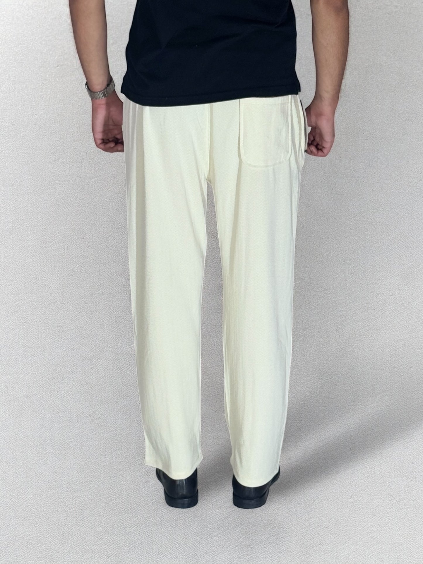 Loose Fit Formal Trouser (Beige)