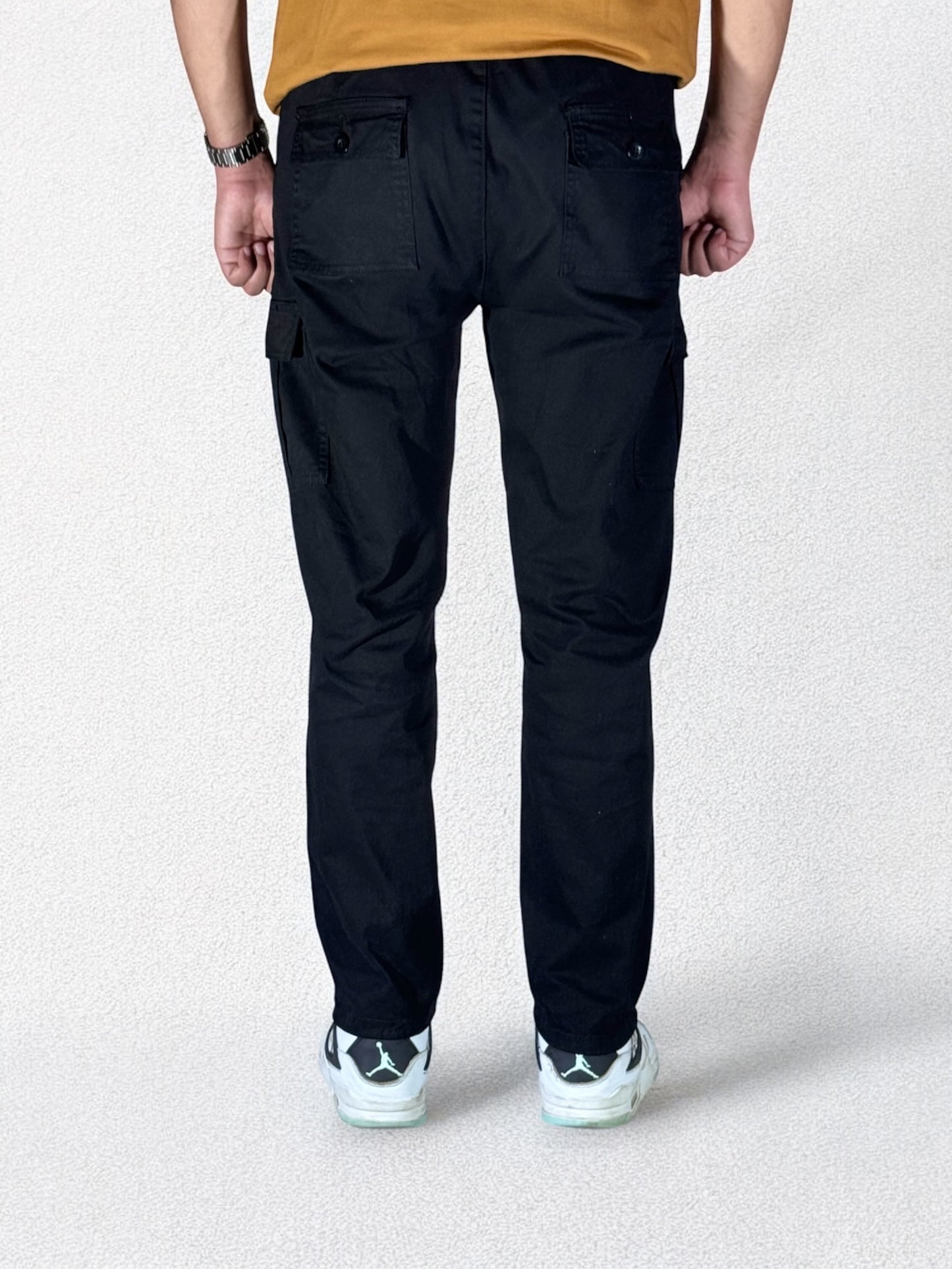 Six Pocket Cargo Trouser (Black)