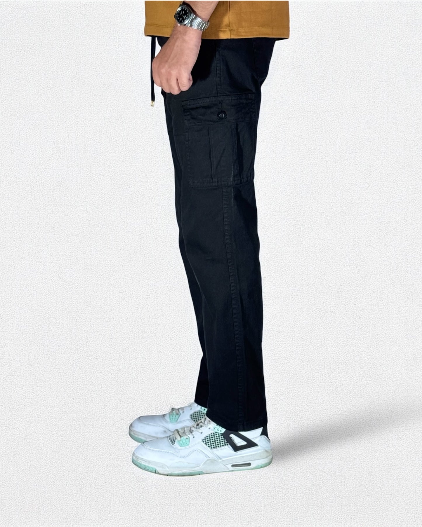 Six Pocket Cargo Trouser (Black)