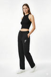 PINTUCK STRAIGHT LEG JOGGER