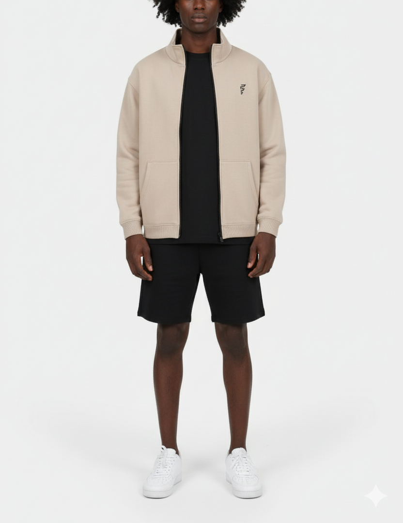 BASIC MOCK-NECK ZIPPER