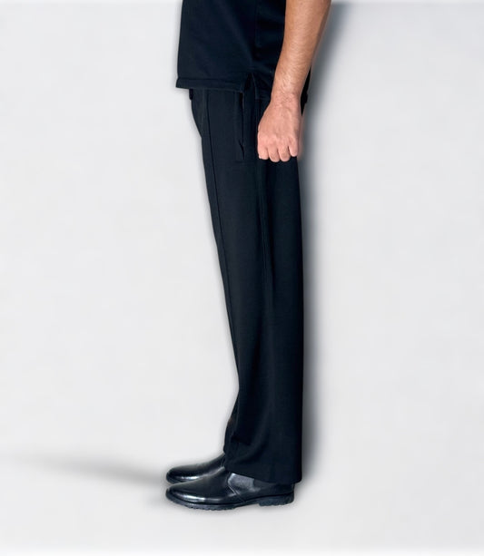 Loose Fit Formal Trouser (Black)