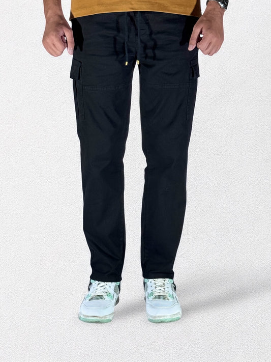 Six Pocket Cargo Trouser (Black)