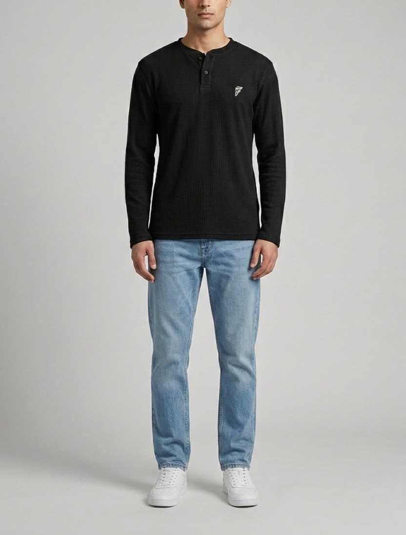 WAFFLE KNIT TEE